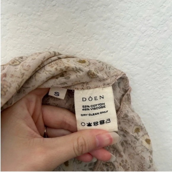 Doen Prem Floral Maxi Dress Jaipur Mustard - Picture 10 of 10